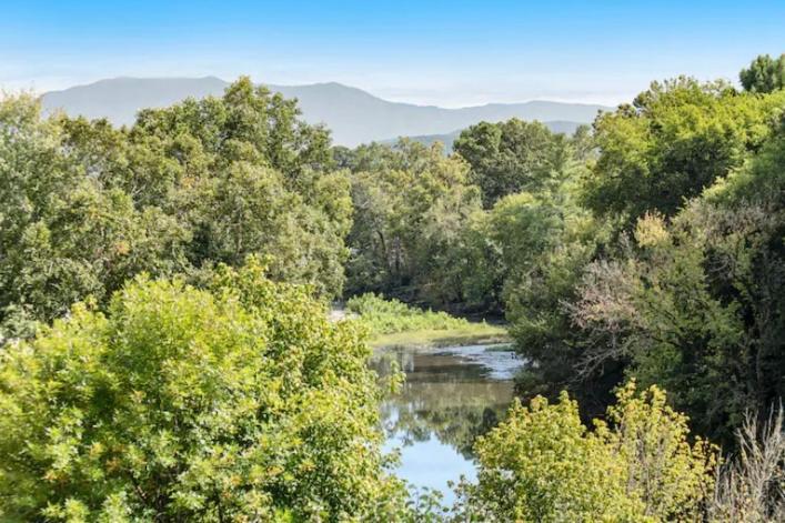 פיג'ן פורג' Bandit'S Riverfront Retreat - Mountain View- Condo-Fishing-Balcony-Fireplace-Great Location! מראה חיצוני תמונה